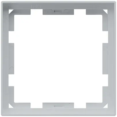 Cadre frontal KNX Hager kallysto pour thermostat gris clair 