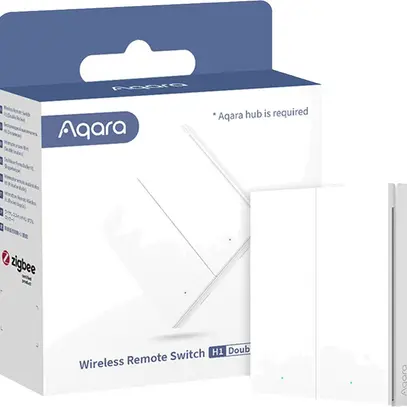 Trasmettitore da parete AP Aqara WRS-R02 Zigbee 2-can 86×85.8×12.5mm bianco 