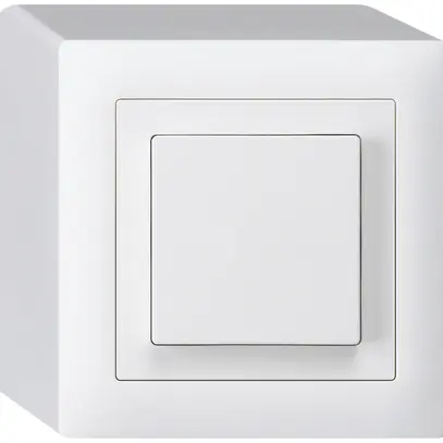 Interruttore pulsante AP kallysto 6/1L bianco 