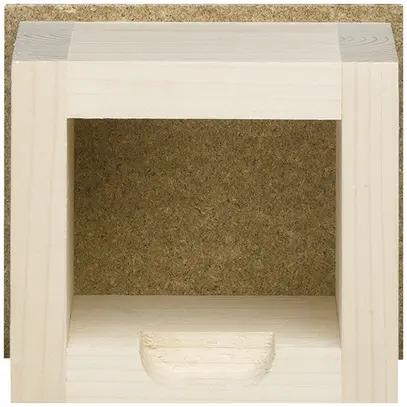 Boîte d'encastrement Hager FLF 1×2 bois 