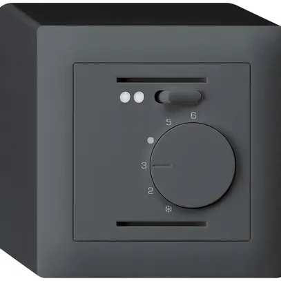 Thermostate d'ambiance AP kallysto anthracite pour plancher chauffant 