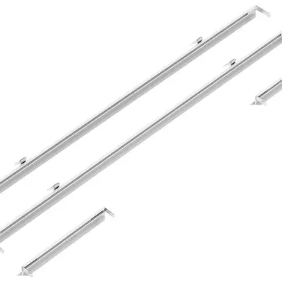 Cadre d'encastrement Sylvania aluminium 1252×352×38mm blanc 