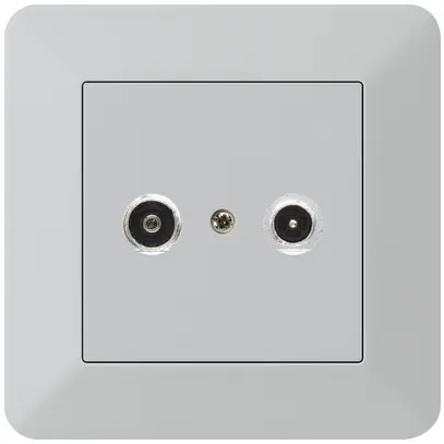 Prise antenne ENC kallysto.trend R/TV 23dB 2GHz gris clair 