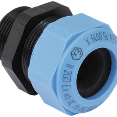 Pressacavo Ex AGRO PA M16×1.5 6…8mm ATEX 0152X blu chiaro 