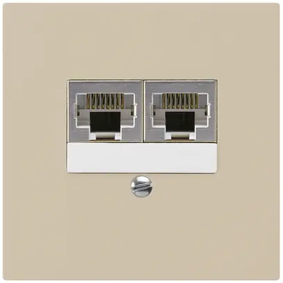 Boîte ENC kallysto 2×RJ45s séparé CUC beige 