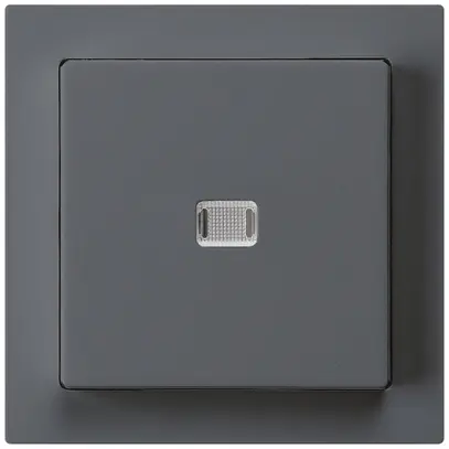 Interruttore pulsante luminoso INC kallysto 6/1P antracite 