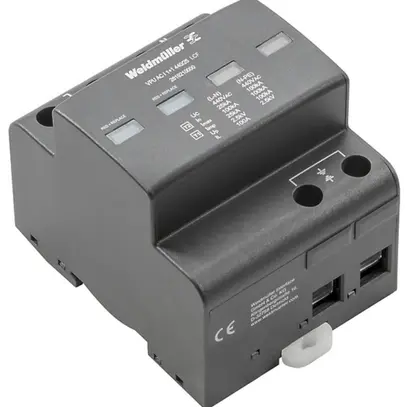Scaricatore di sovratensione Weidmüller VPU AC I 1+1 440/25 LCF 