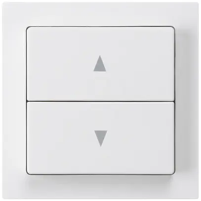 Pulsante per tapparelle kallysto bianco con 2 tasti di comando 