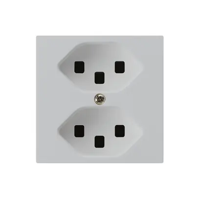 Presa INC kallysto 2×T23 grigio chiaro con morsetti ad innesto 