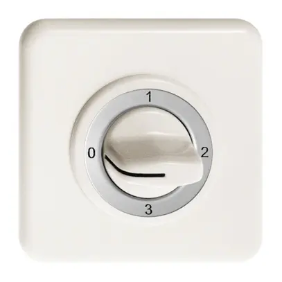 UP-Frontset FH 0-1-2-3 weiss für Drehschalter 