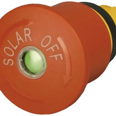 Interrupteur arrêt d'urgence avec poussoir champignon 