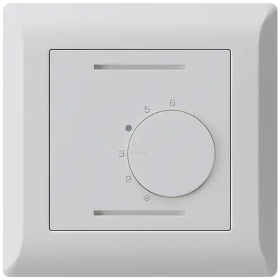 Termostato ambiente INC kallysto.line grigio chiaro senza interruttore 