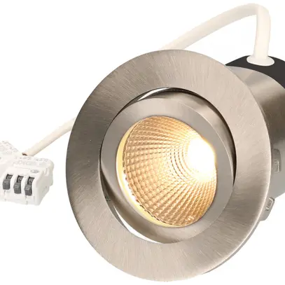 Spot LED INC Disc230 7W 230V 570lm 3000K trou Ø68mm nickel 36° 