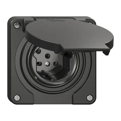 Prise NEVO N.CO, 1×T15, IP21, noir 