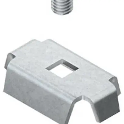 Éclisse de fixation pour cloison de séparation zinguée à chaud par immersion 