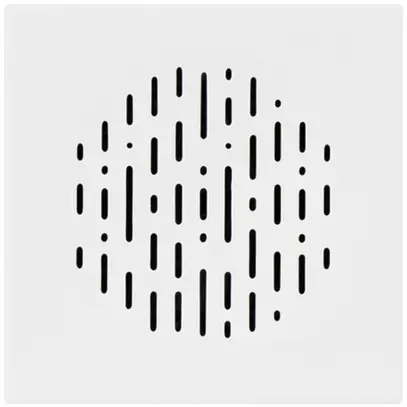 Ronzatore 230VAC 65dB INS MOS bianco 2 moduli 