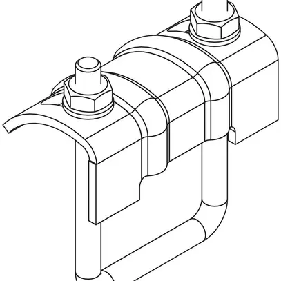 Pince pour poutrelle Lanz 25/50mm zinguée 