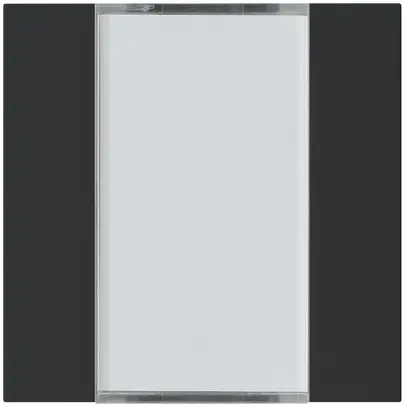 Kit frontal Hager kallysto 2×KNX systemlink/easylink noir 