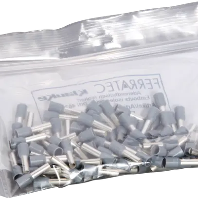 Embout de câble type A isolé 4mm²/9mm gris 