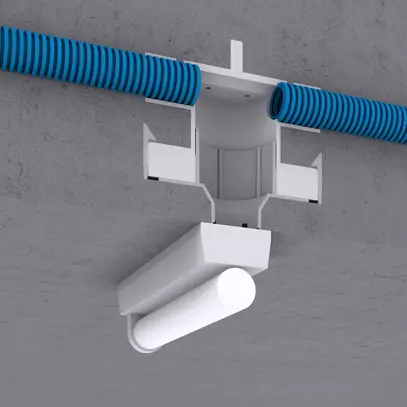 Support de tampon pour plafond HSB Mini Ø28mm, ouvert, sans halogène 