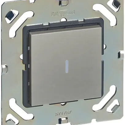 Contatto a pulsante INS ARTEOR, con piastra di fissaggio, magnesio 