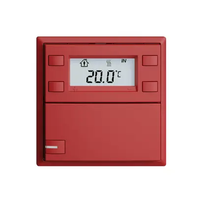 Pulsante RTH INC KNX 1×EDIZIOdue F berry, con LED RGB 