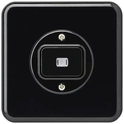 Kit frontale INC basico nero con lente 86×86mm 