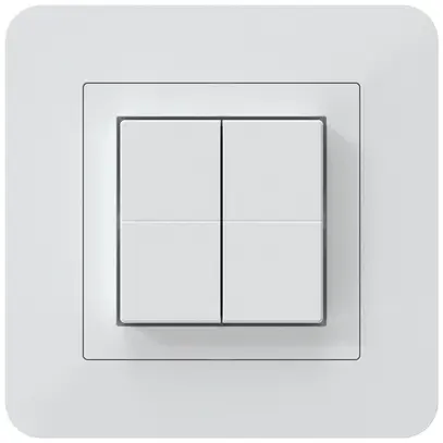 Poussoir sans fil Friends of Hue KTR, 4×, 94×94mm, blanc 
