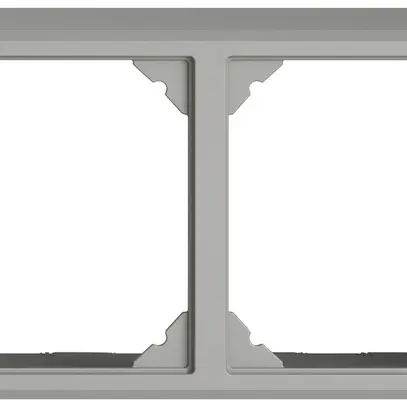 En-tête AP EDIZIO.liv SNAPFIX® 1×2 pour combinaisons au choix gris clair 