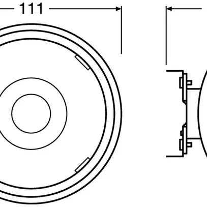 Lampada LED PARATHOM PRO AR111 100 G53 13.5W 927 950lm 24° 