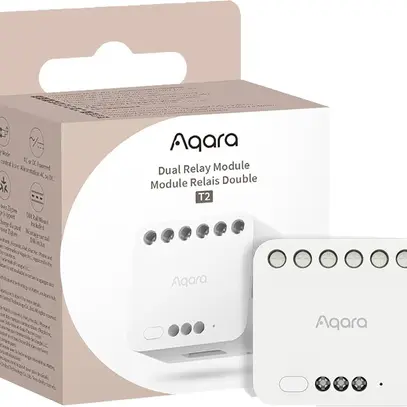 Actionneur-commutateur RF INC Aqara DCM-K01 Zigbee 2-can 2500W 100…250V 2×DI 