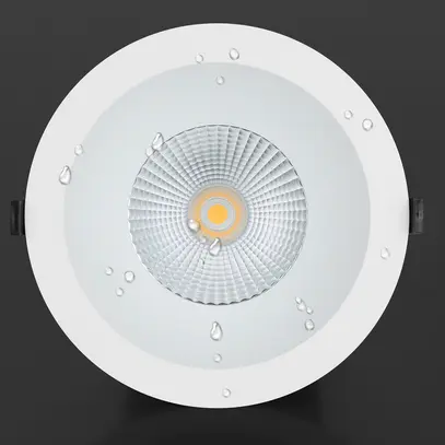 Spot LED INC maxLUCE ATMO 200 25W 2750lm 3000…4000K IP44 Ø200mm blanc 