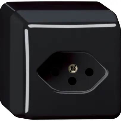 Presa AP basico tipo 13 nero 