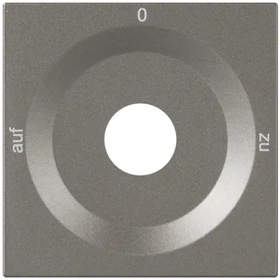Placca front.p.interr.rotativo magnesio AUF-0-ZU 