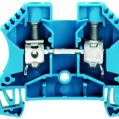 Borne de passage Weidmüller WDU connexion à vis 10mm² TS35 bleu 
