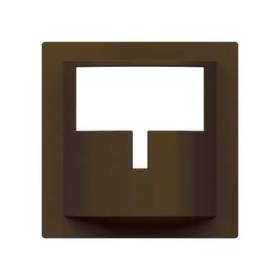 Placca frontale Hager kallysto H per rilevatore di movimento marrone 