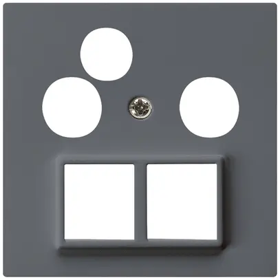 Plaque frontale HMS kallysto pour R/TV-données anthracite 