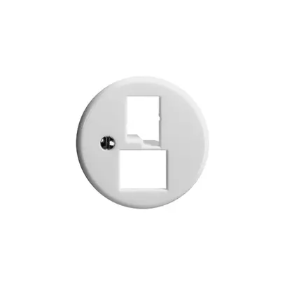 Disco frontale Standard bianco per presa DSL a banda larga 