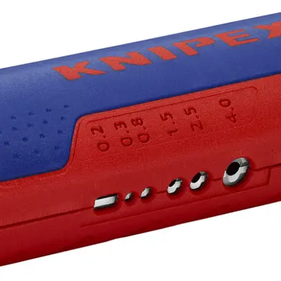 Coupe-tubes KNIPEX TwistCut, 100mm fonction de dénudage 