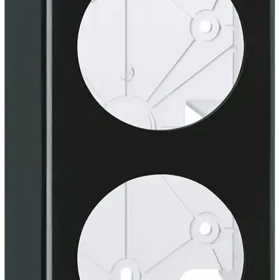 Kit de montage AP basico I-I noir 2×Ø58mm 