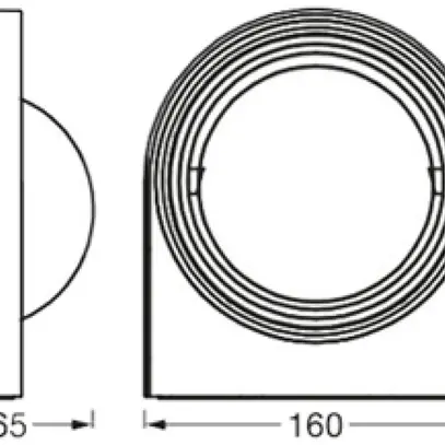 LED-Wandleuchte LEDVANCE SMART+ Swing 6.7W 350lm 3000…6500K IP44 DIM schwarz 