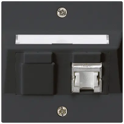 Kit de montage ENC kallysto A cat.6 1RJ45/s noir 