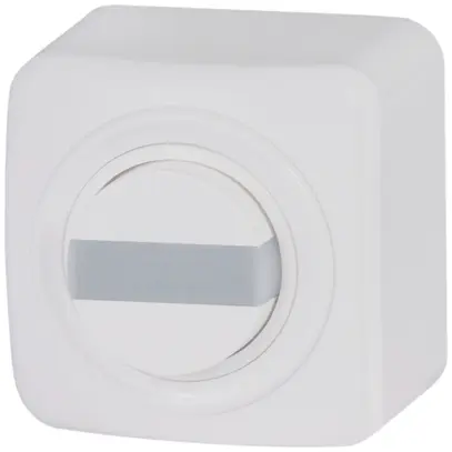 Interruttore KNX AP Luxomat IS AP DX, design STANDARDdue bianco 