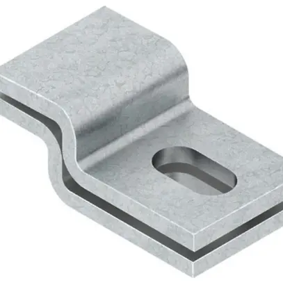 Angolo di fissaggio 40×77mm zincato a caldo a immersione 