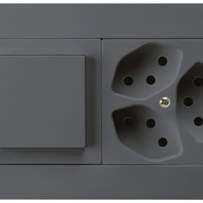 Combinaison ENC I-I 3/1P+3×T13 anthracite kallysto.trend horizontale 