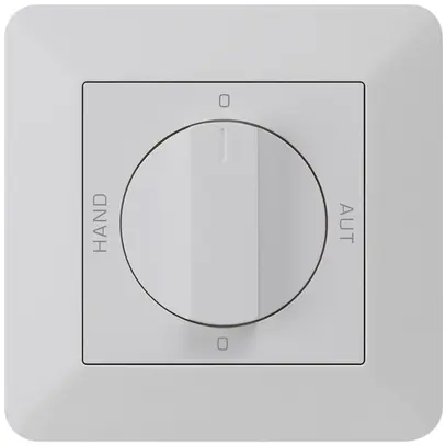 Interruttore rotativo INC 0-Hand-0-Aut. kallysto.trend 2/1L grc con manopola 