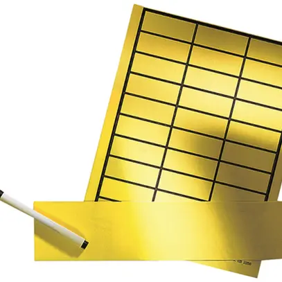 Étiquette EB-1138 feuille avec 120 étiquettes 