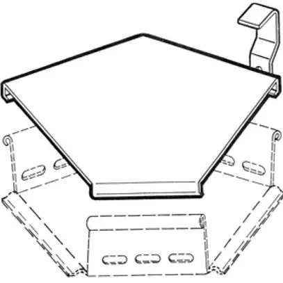 Coperchio Lanz per angolo 45° NW 300×110mm ZMA 