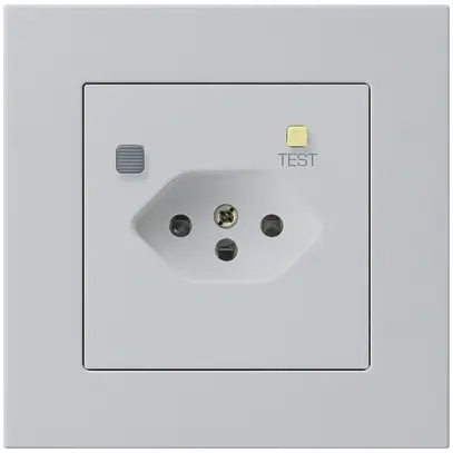 Presa INC KPR T13 FI 30mA grigio chiaro 