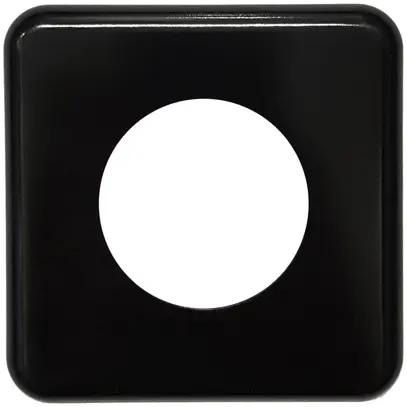 Placca di copertura I 43mm nero 1×43mm nero 